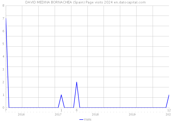 DAVID MEDINA BORNACHEA (Spain) Page visits 2024 