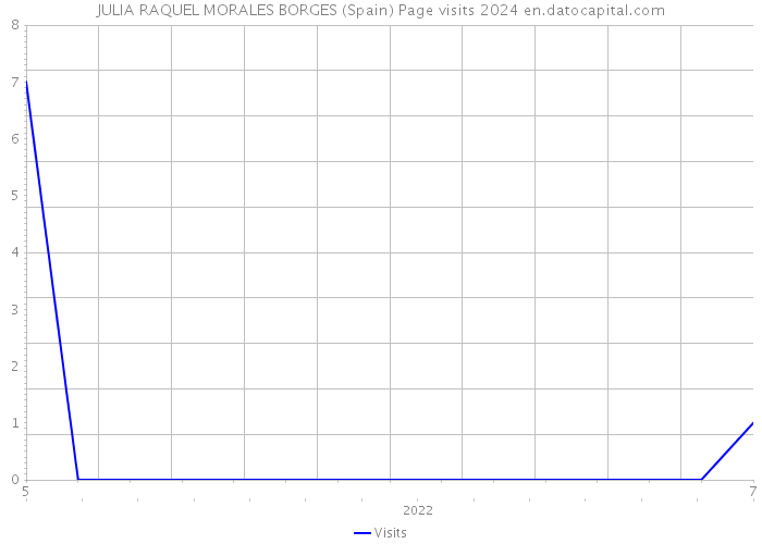 JULIA RAQUEL MORALES BORGES (Spain) Page visits 2024 