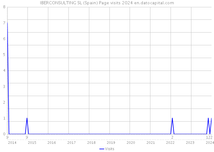 IBERCONSULTING SL (Spain) Page visits 2024 