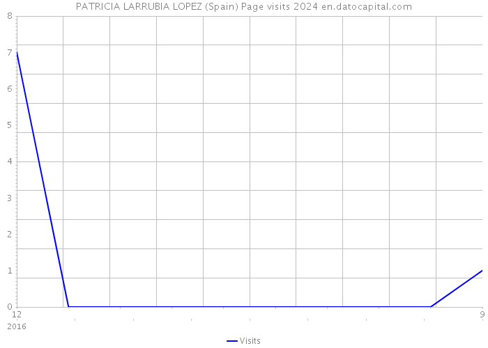 PATRICIA LARRUBIA LOPEZ (Spain) Page visits 2024 