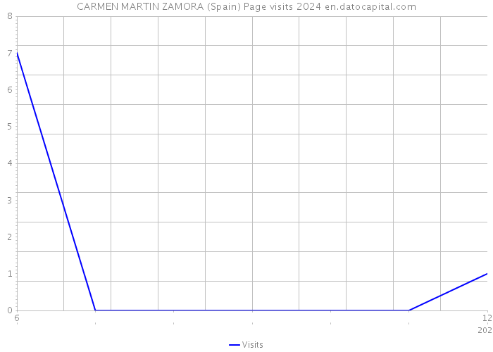 CARMEN MARTIN ZAMORA (Spain) Page visits 2024 