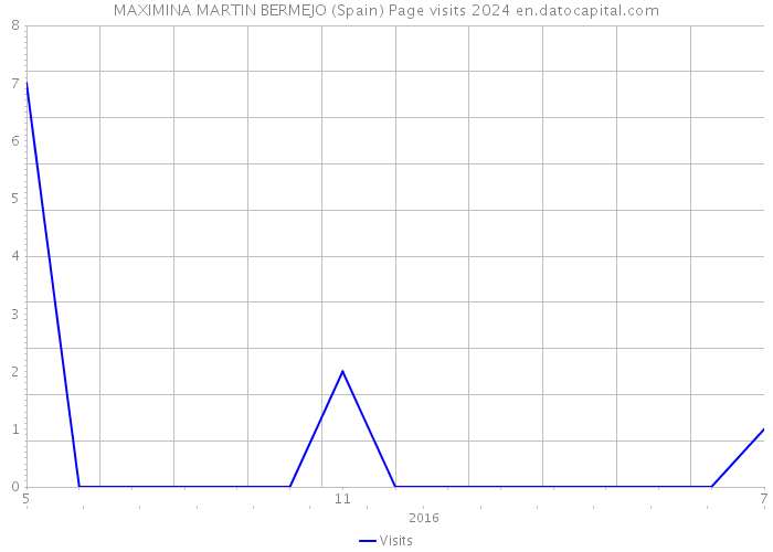 MAXIMINA MARTIN BERMEJO (Spain) Page visits 2024 