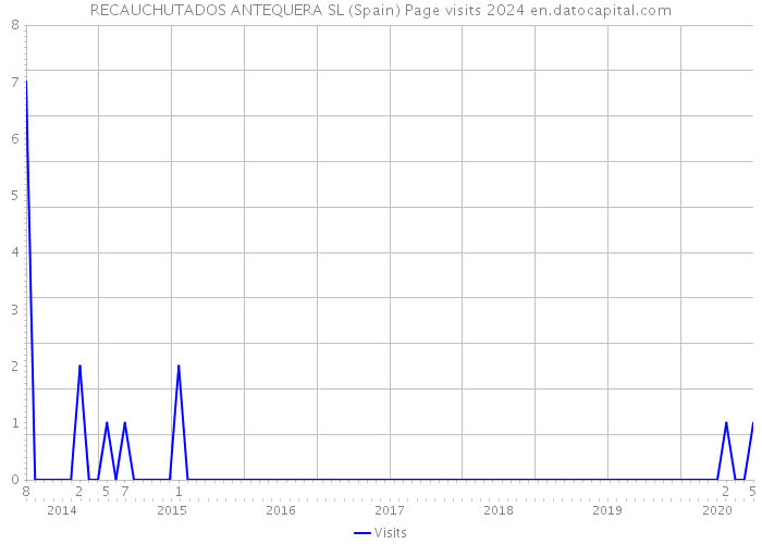 RECAUCHUTADOS ANTEQUERA SL (Spain) Page visits 2024 