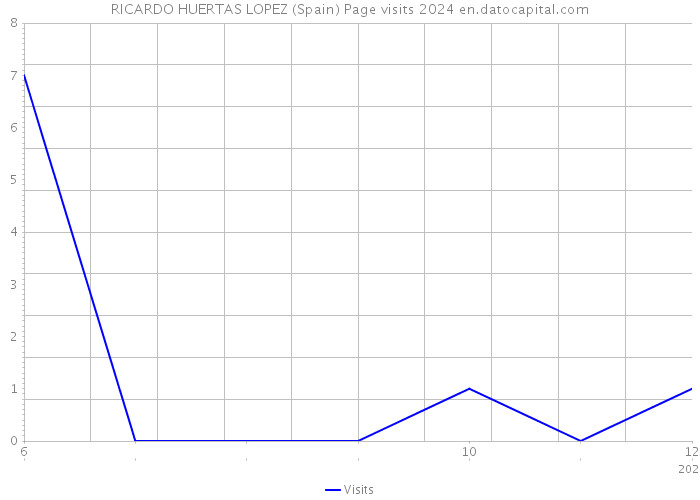 RICARDO HUERTAS LOPEZ (Spain) Page visits 2024 
