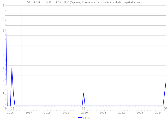 SUSANA FEIJOO SANCHEZ (Spain) Page visits 2024 