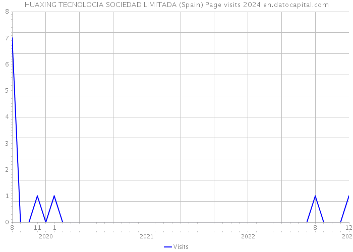 HUAXING TECNOLOGIA SOCIEDAD LIMITADA (Spain) Page visits 2024 