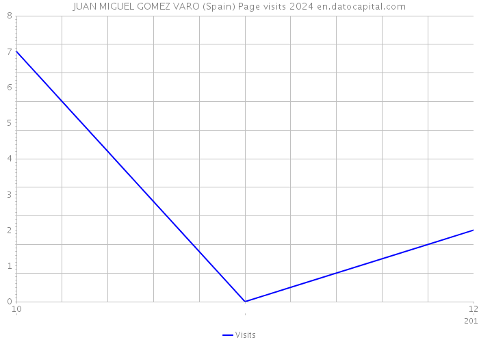 JUAN MIGUEL GOMEZ VARO (Spain) Page visits 2024 