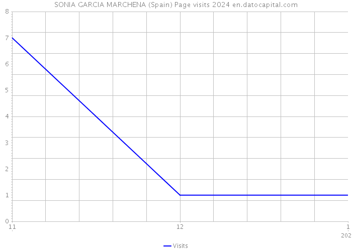 SONIA GARCIA MARCHENA (Spain) Page visits 2024 