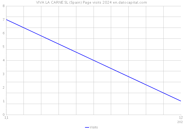 VIVA LA CARNE SL (Spain) Page visits 2024 