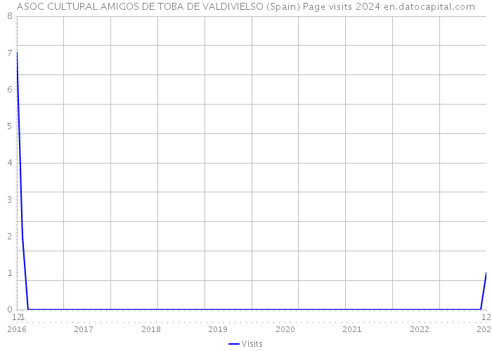 ASOC CULTURAL AMIGOS DE TOBA DE VALDIVIELSO (Spain) Page visits 2024 
