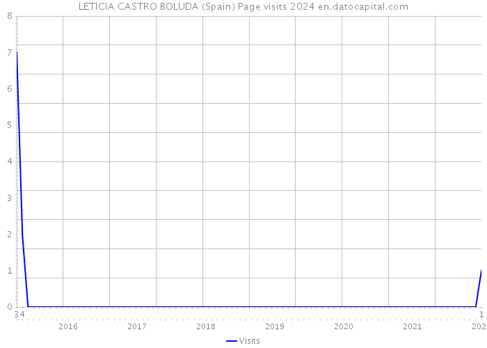 LETICIA CASTRO BOLUDA (Spain) Page visits 2024 