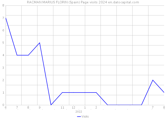 RACMAN MARIUS FLORIN (Spain) Page visits 2024 