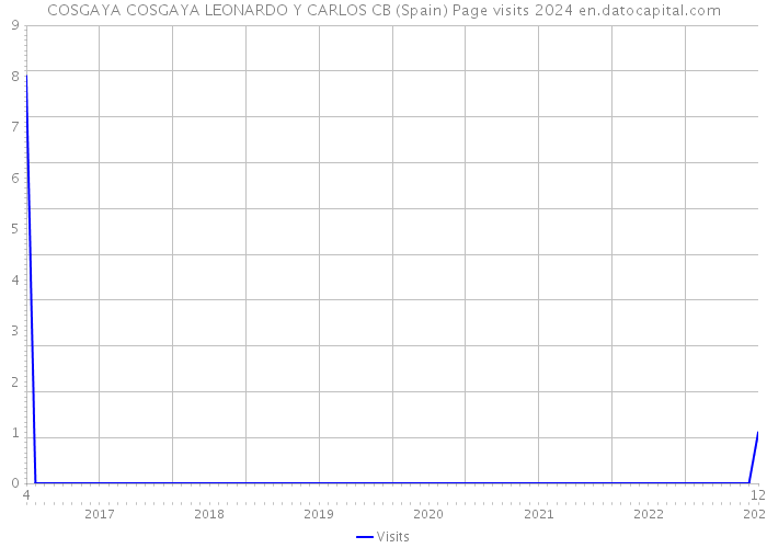 COSGAYA COSGAYA LEONARDO Y CARLOS CB (Spain) Page visits 2024 