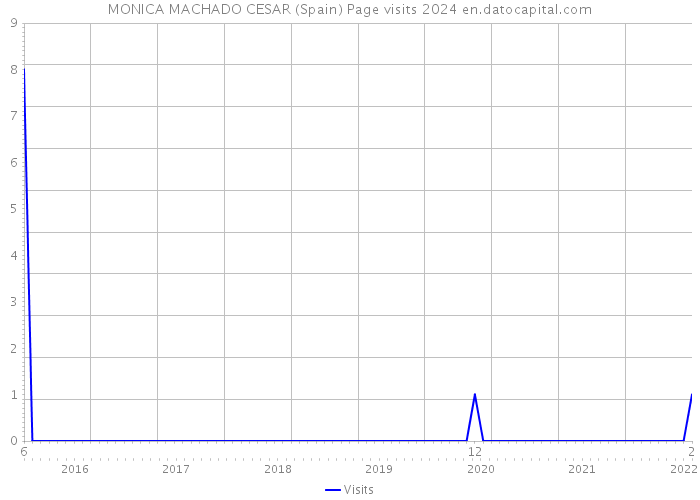 MONICA MACHADO CESAR (Spain) Page visits 2024 
