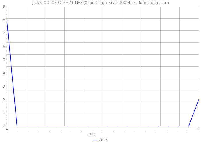 JUAN COLOMO MARTINEZ (Spain) Page visits 2024 