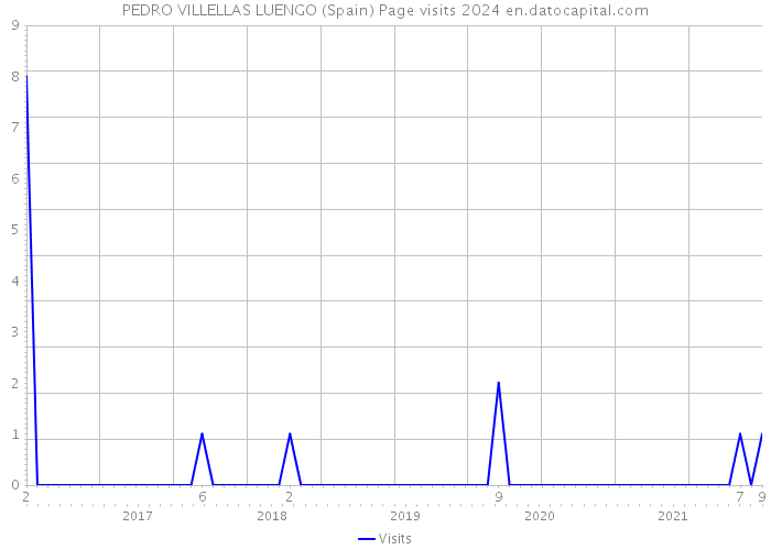 PEDRO VILLELLAS LUENGO (Spain) Page visits 2024 