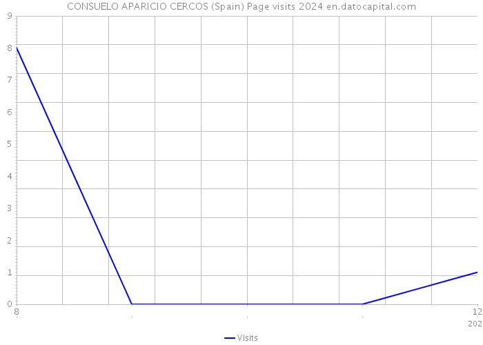 CONSUELO APARICIO CERCOS (Spain) Page visits 2024 