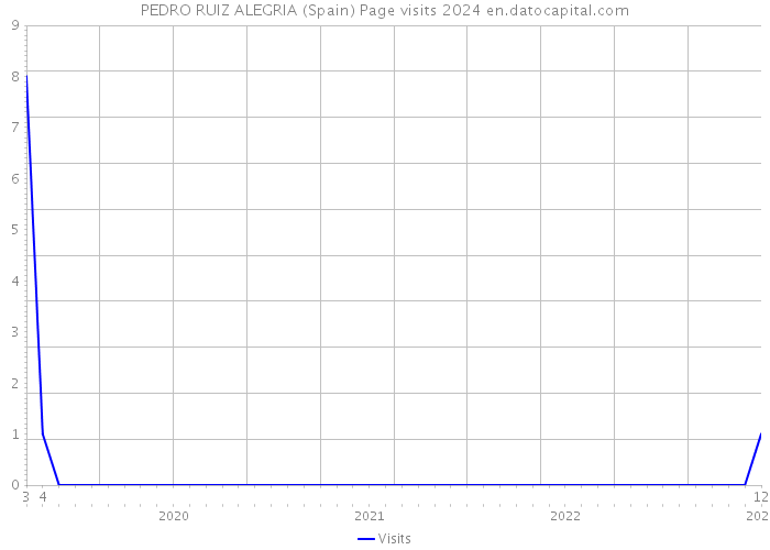 PEDRO RUIZ ALEGRIA (Spain) Page visits 2024 