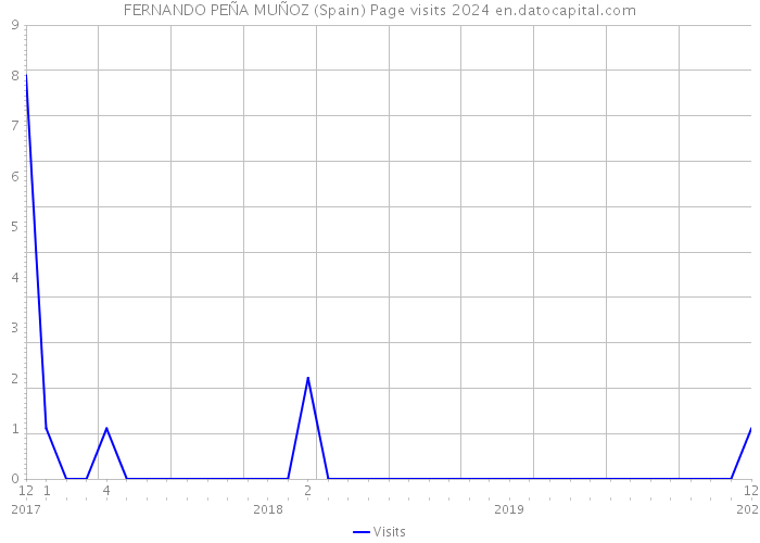 FERNANDO PEÑA MUÑOZ (Spain) Page visits 2024 