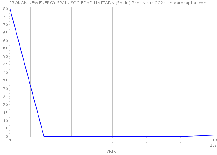 PROKON NEW ENERGY SPAIN SOCIEDAD LIMITADA (Spain) Page visits 2024 