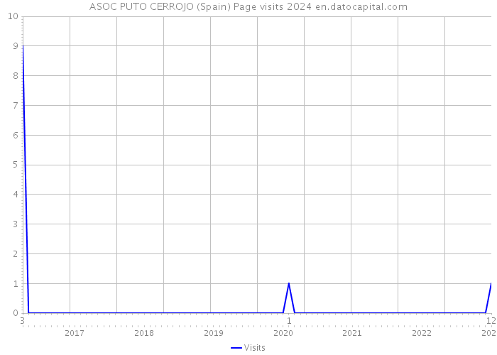 ASOC PUTO CERROJO (Spain) Page visits 2024 