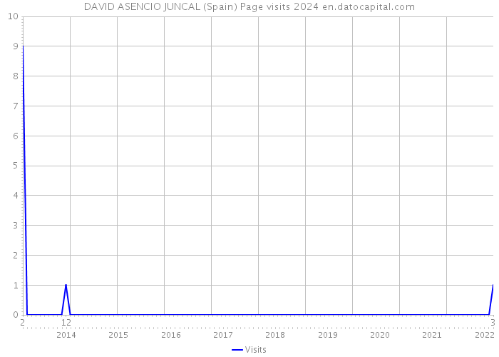 DAVID ASENCIO JUNCAL (Spain) Page visits 2024 