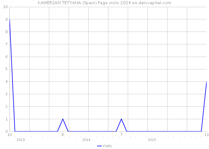 KAMERZAN TETYANA (Spain) Page visits 2024 
