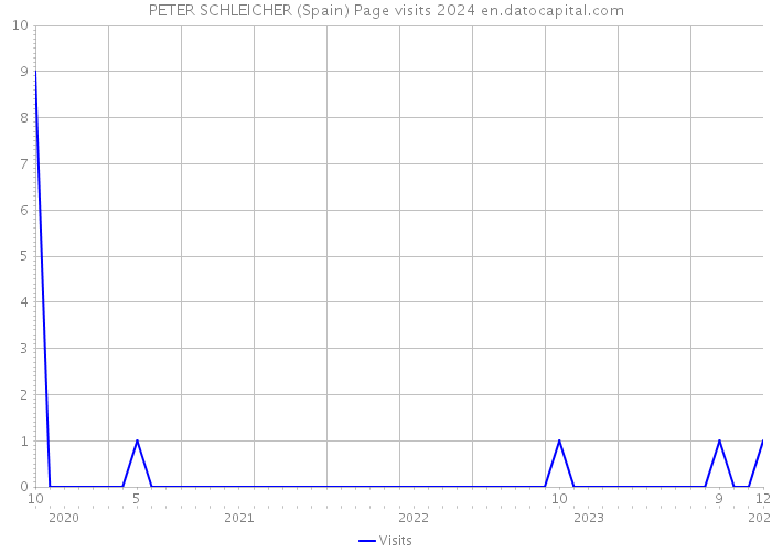 PETER SCHLEICHER (Spain) Page visits 2024 