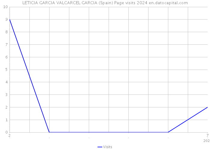 LETICIA GARCIA VALCARCEL GARCIA (Spain) Page visits 2024 