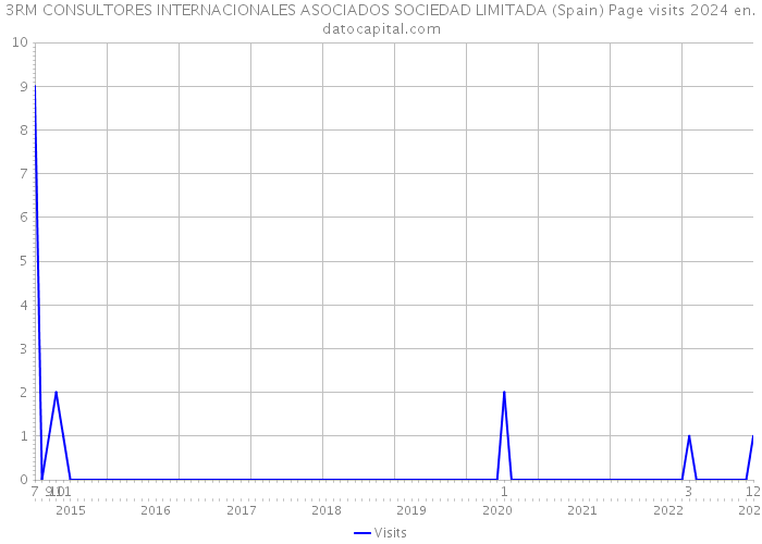 3RM CONSULTORES INTERNACIONALES ASOCIADOS SOCIEDAD LIMITADA (Spain) Page visits 2024 