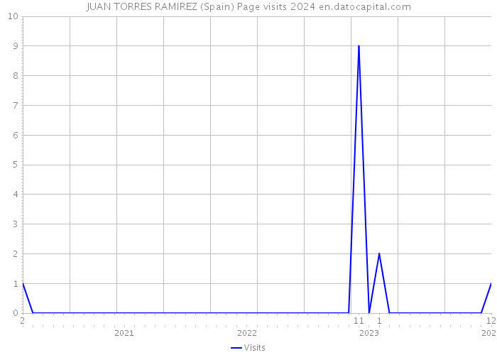 JUAN TORRES RAMIREZ (Spain) Page visits 2024 