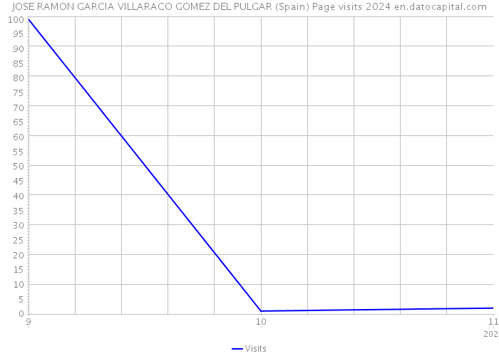 JOSE RAMON GARCIA VILLARACO GOMEZ DEL PULGAR (Spain) Page visits 2024 