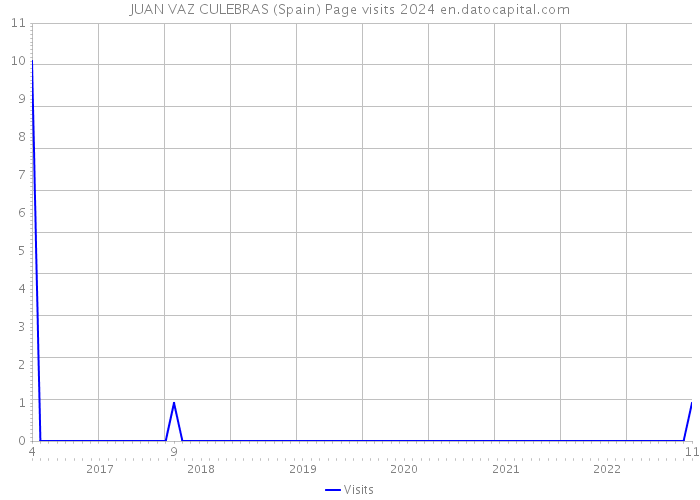 JUAN VAZ CULEBRAS (Spain) Page visits 2024 