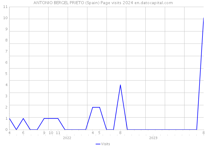 ANTONIO BERGEL PRIETO (Spain) Page visits 2024 