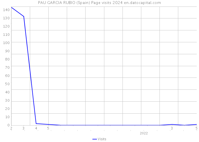 PAU GARCIA RUBIO (Spain) Page visits 2024 
