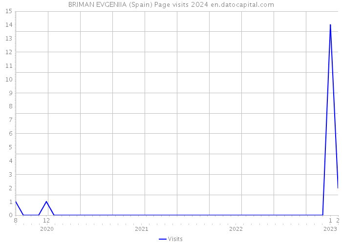 BRIMAN EVGENIIA (Spain) Page visits 2024 