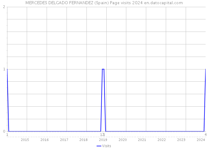 MERCEDES DELGADO FERNANDEZ (Spain) Page visits 2024 