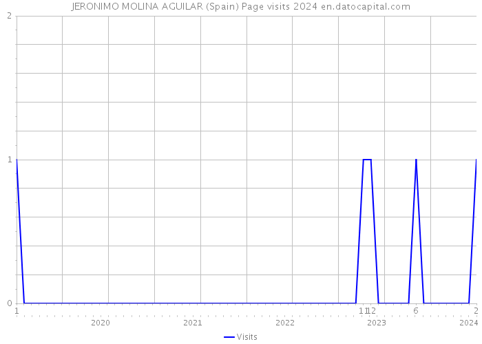 JERONIMO MOLINA AGUILAR (Spain) Page visits 2024 