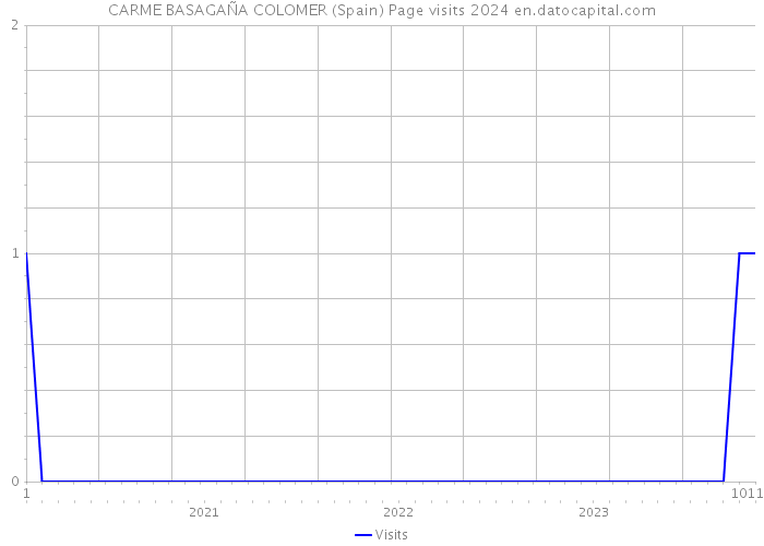 CARME BASAGAÑA COLOMER (Spain) Page visits 2024 