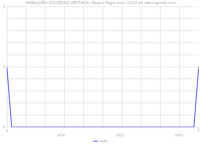HABALOÑO SOCIEDAD LIMITADA (Spain) Page visits 2024 