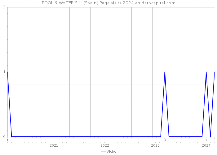 POOL & WATER S.L. (Spain) Page visits 2024 