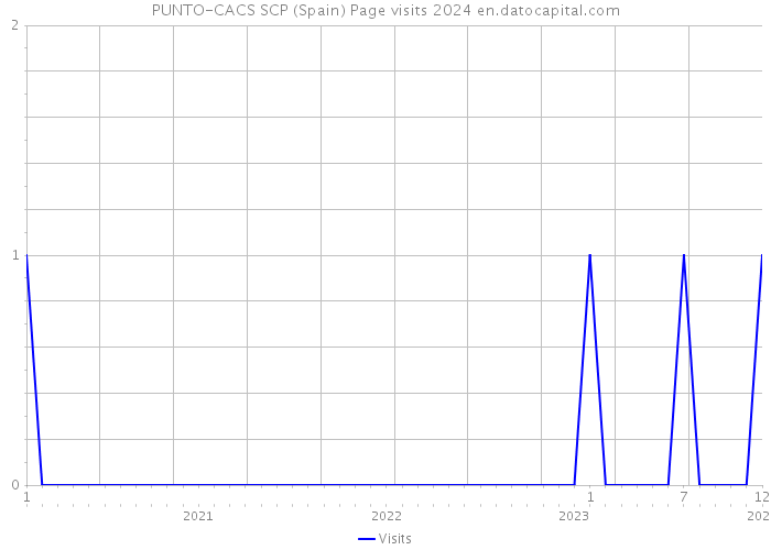 PUNTO-CACS SCP (Spain) Page visits 2024 