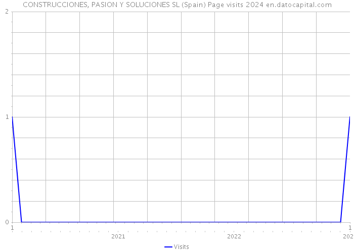 CONSTRUCCIONES, PASION Y SOLUCIONES SL (Spain) Page visits 2024 