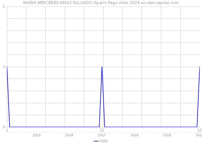MARIA MERCEDES ARIAS SALGADO (Spain) Page visits 2024 