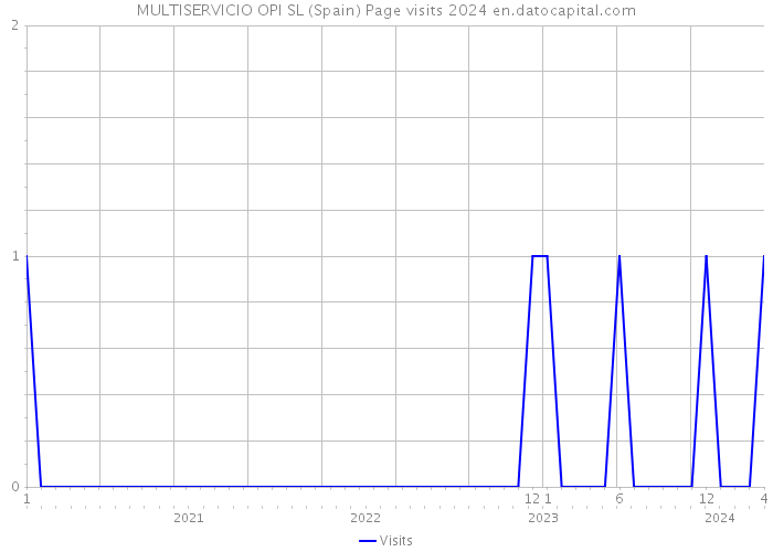 MULTISERVICIO OPI SL (Spain) Page visits 2024 