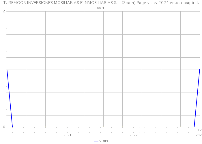TURFMOOR INVERSIONES MOBILIARIAS E INMOBILIARIAS S.L. (Spain) Page visits 2024 