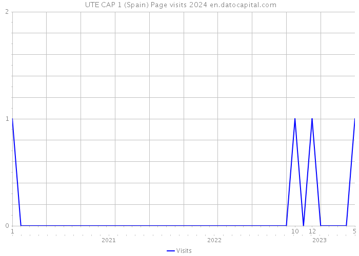  UTE CAP 1 (Spain) Page visits 2024 