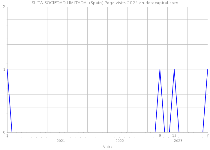 SILTA SOCIEDAD LIMITADA. (Spain) Page visits 2024 