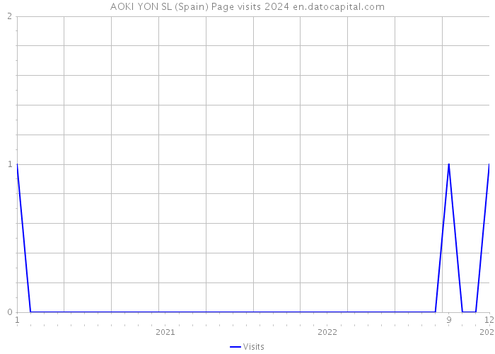 AOKI YON SL (Spain) Page visits 2024 