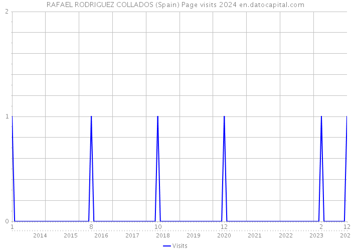 RAFAEL RODRIGUEZ COLLADOS (Spain) Page visits 2024 